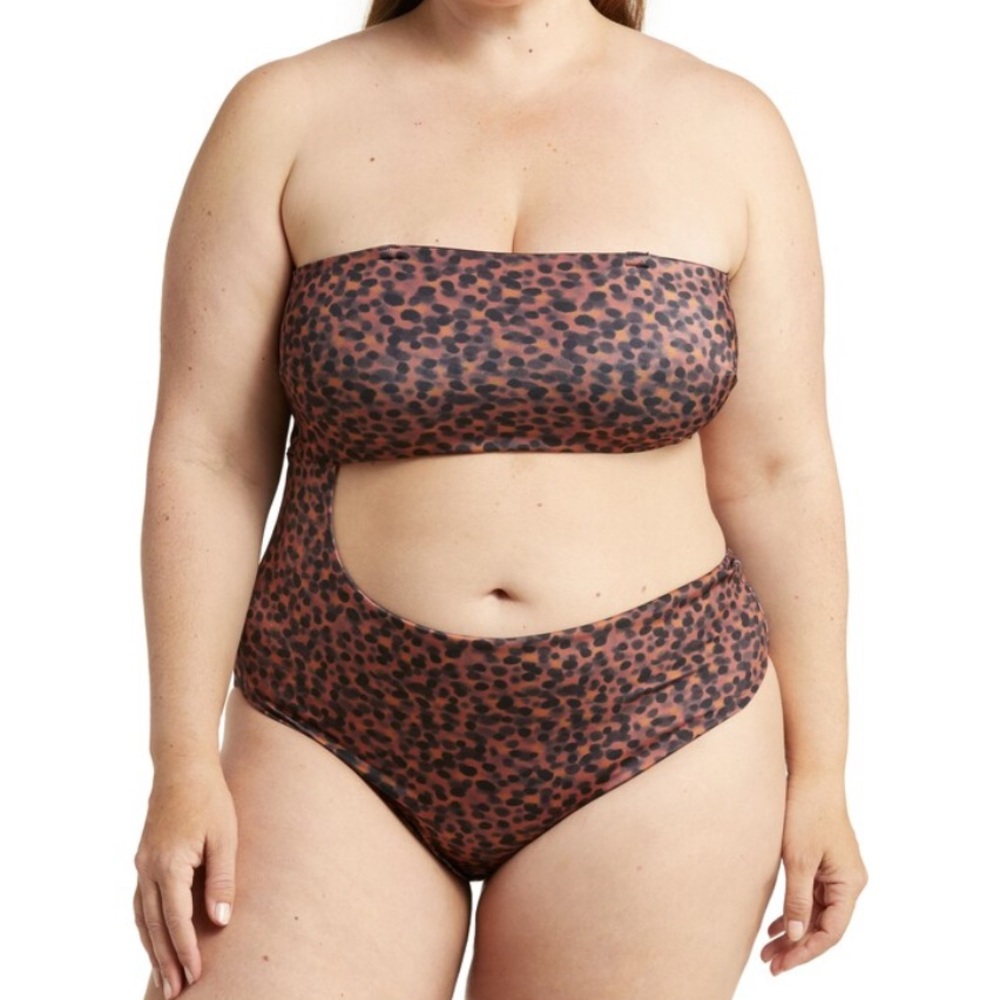 ASOS CURVE CUTOUT ONE PIECE